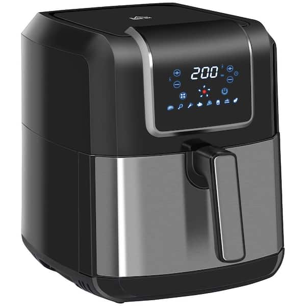1700W 6. 9Qt air fryer, digital, 360° air, adjustable, nonstick, low-fat