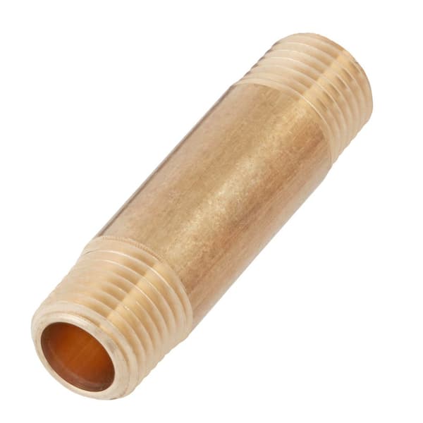 1/4 in. x 2 in. MIP Brass Nipple Fitting