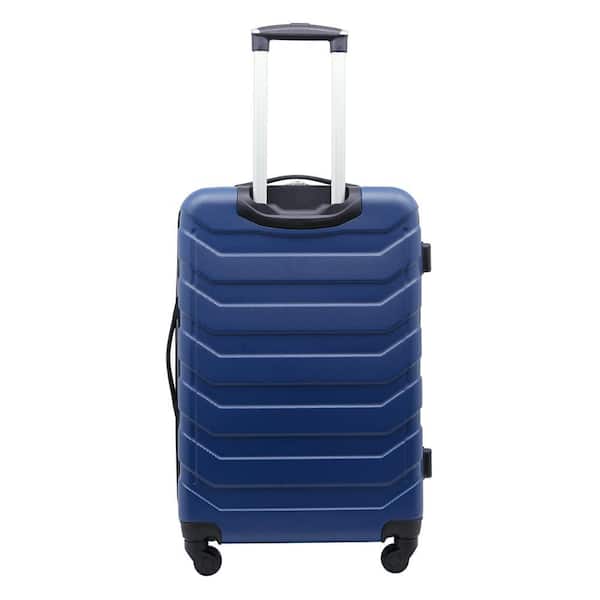 Wrangler 4-Piece Blue Hard Side Verticals Set and 2-Packing Cubes