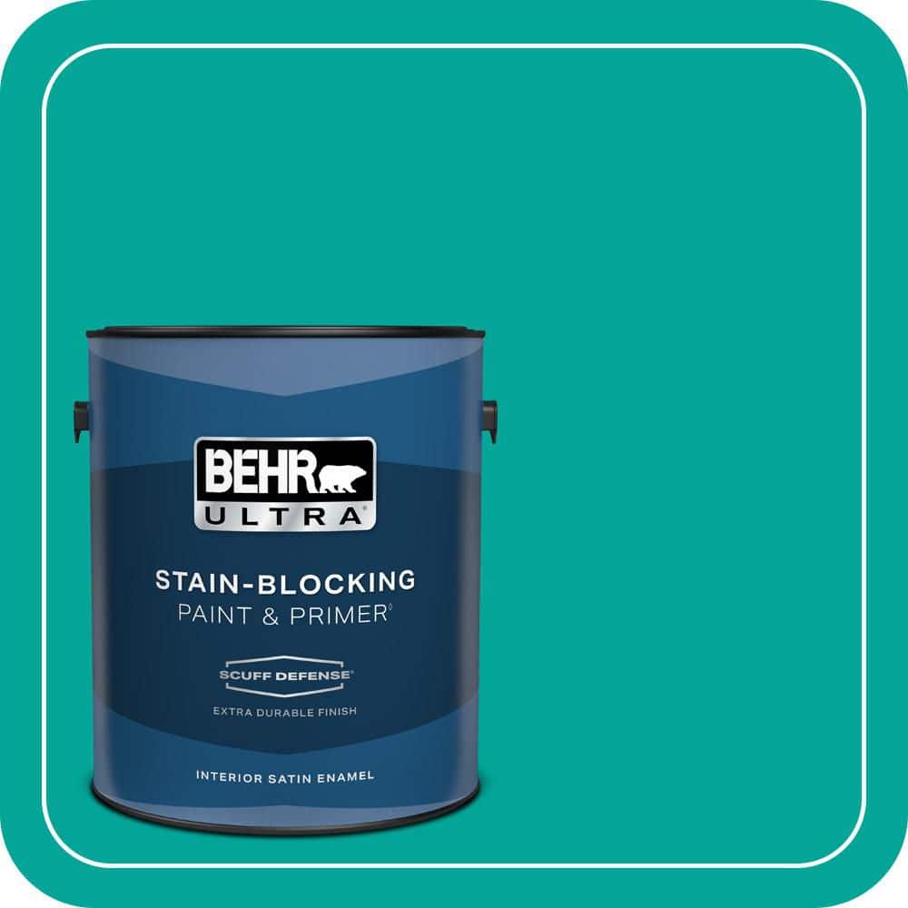 1 gal. Home Decorators Collection #HDC-MD-22 Tropical Sea Extra Durable Satin Enamel Interior Paint & Primer price history on PriceWatchPro