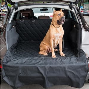 Black Quilted Pet Cargo Liner Mat Universal Fit for Cars
