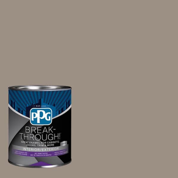 Break-Through! 1 qt. PPG14-02 Nut Shell Semi-Gloss Door, Trim & Cabinet Paint