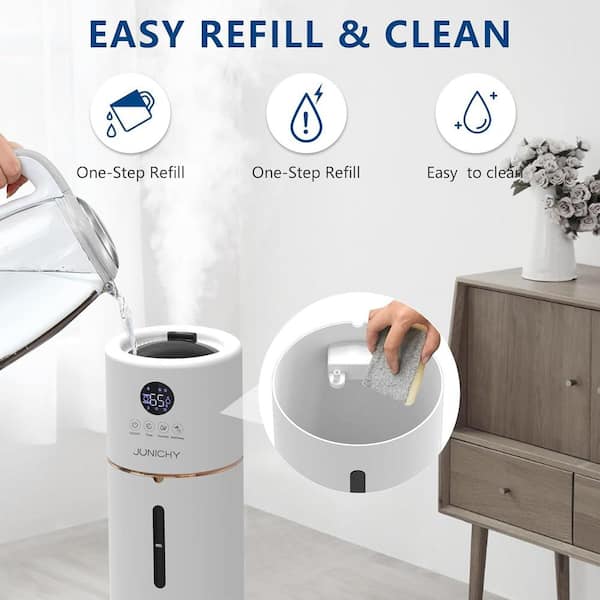 Lukyamzn 2.4 Gal. Top Fill Humidifier for Bedroom with