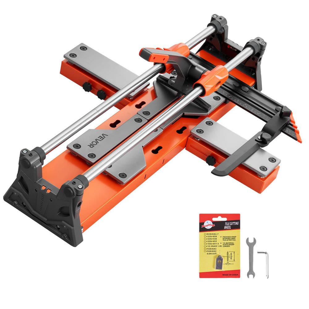 24-In. Manual Tile Cutter with Tungsten Carbide Blade, Adjustable and Portable Upgraded Sliding Head Cutting Tool price history on PriceWatchPro