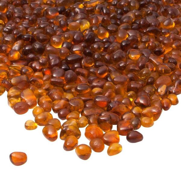 Real Flame Copper Pebbles Fire Glass