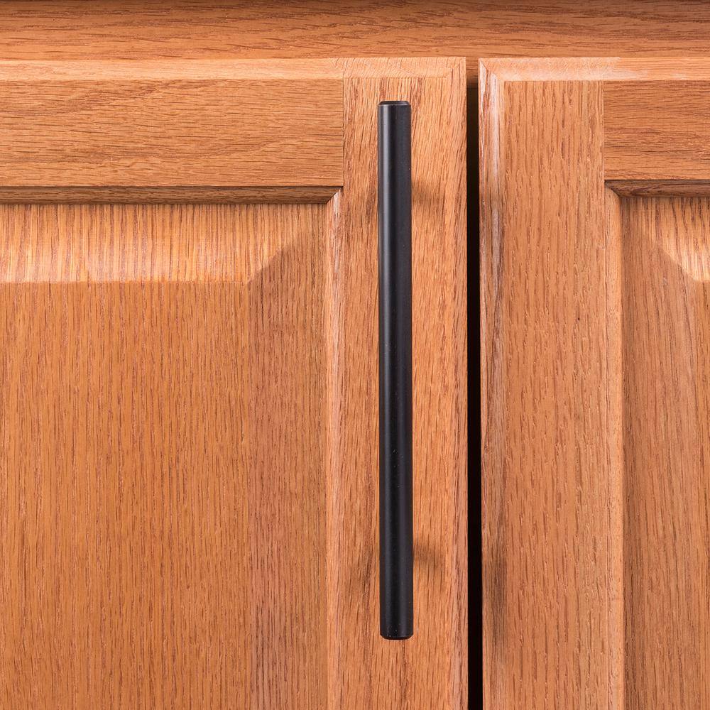 Oil-Rubbed Bronze Modern Bar Pulls with Mounting Hardware