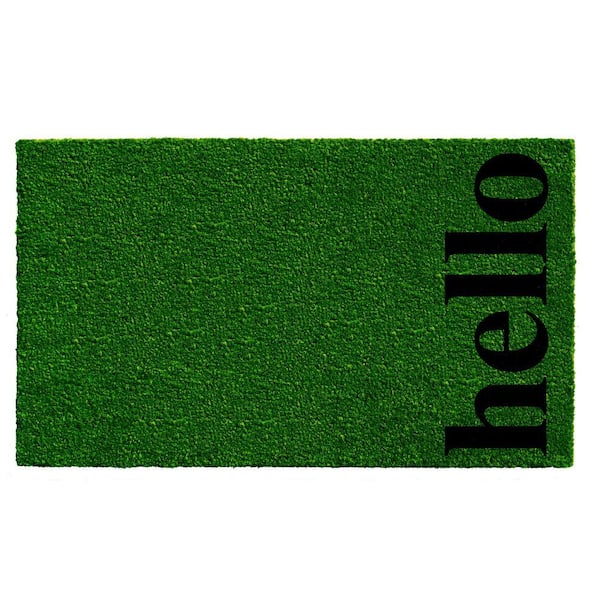 EVIDECO French home goods Evideco 16 in. x 24 in. Green Outdoor