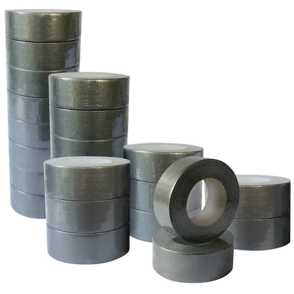 Unbranded 1.89 in. x 60 yd. Utility Grade Duct Tape Silver Contractors Pack (24-Pack)