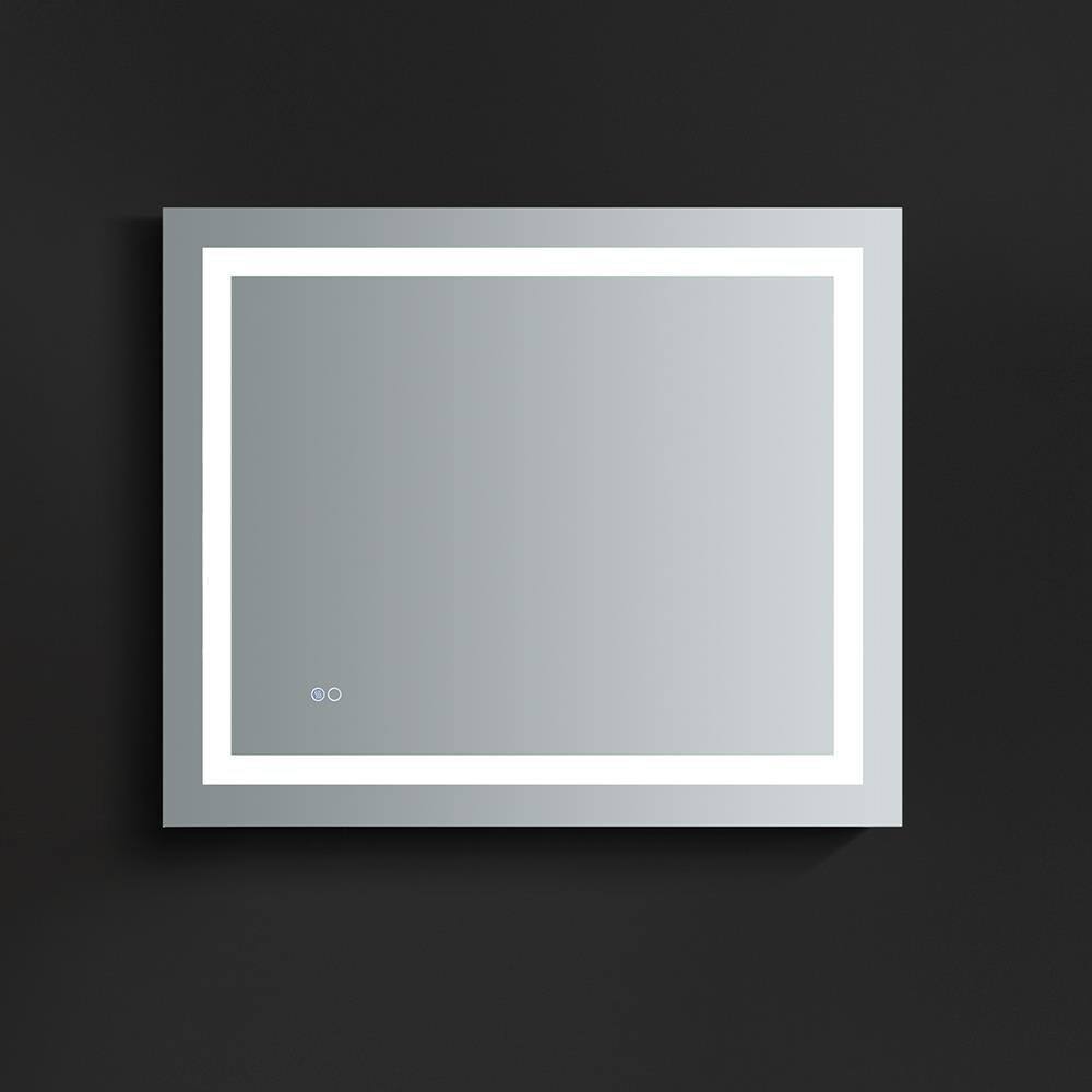 Frameless 36" x 30" Clear LED Bathroom Vanity Mirror