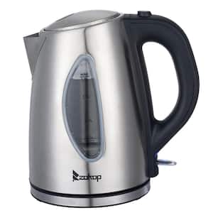 7.5-Cup Stainless Steel Electric Tea Kettle with Auto Shut-Off