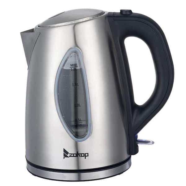 Winado 7.5-Cup Stainless Steel Electric Tea Kettle with Auto Shut-Off