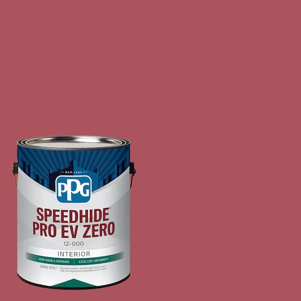 PPG Speedhide Pro EV Zero 1 gal. PPG1051-6 Grenadine Semi-Gloss Interior Paint
