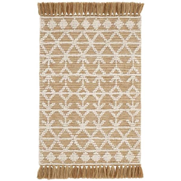 Pembrook Handwoven Wool Ochre 3 ft. x 8 ft. Indoor Runner Rug
