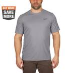 Gen II Men's Work Skin 3XL Gray Light Weight Performance Short-Sleeve T-Shirt
