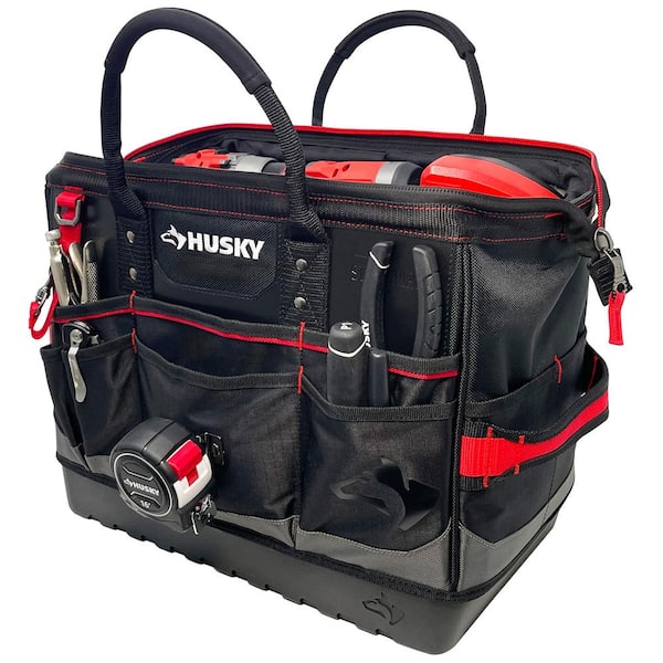 Husky Heavy-Duty 20 in. PRO Tool Bag H-020-SLO - The Home Depot