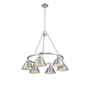 Orwell 6-Light Pewter Chandelier