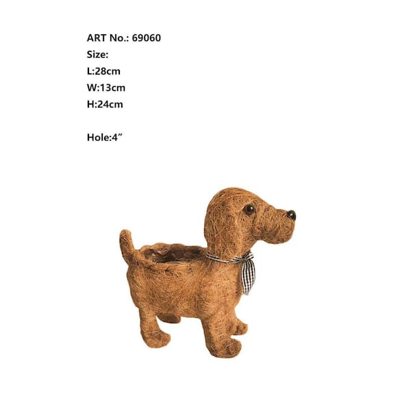 Pride Garden Products AquaSav Coco Critter Dog Planter 69060 - The