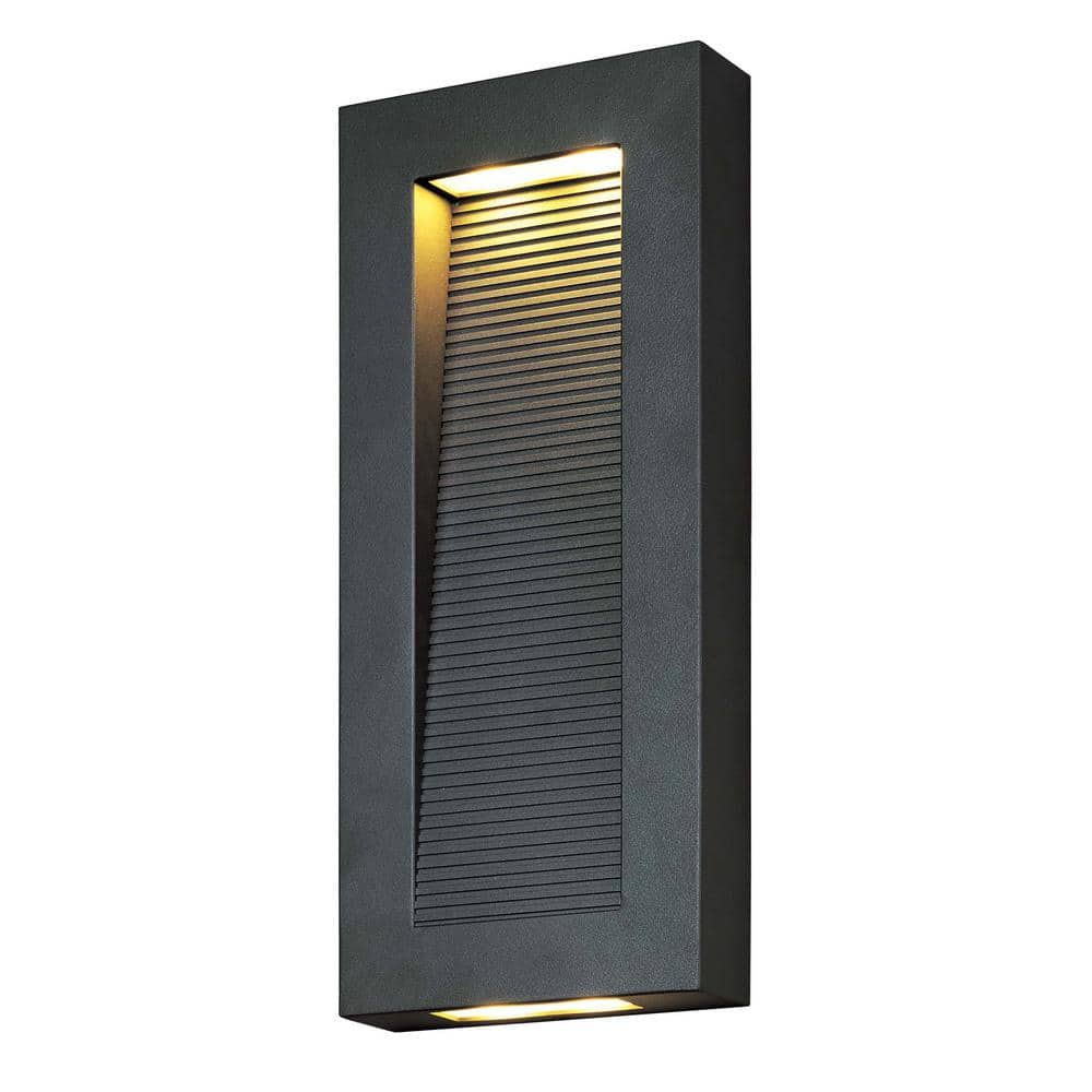 Avenue 4-Light Architectural Bronze Integrated LED Outdoor Wall Lantern Sconce price history on PriceWatchPro