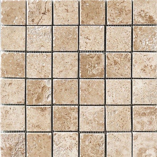Marazzi Montagna Cortina 12 in. x 12 in. x 8 mm Porcelain Mosaic Floor and Wall Tile