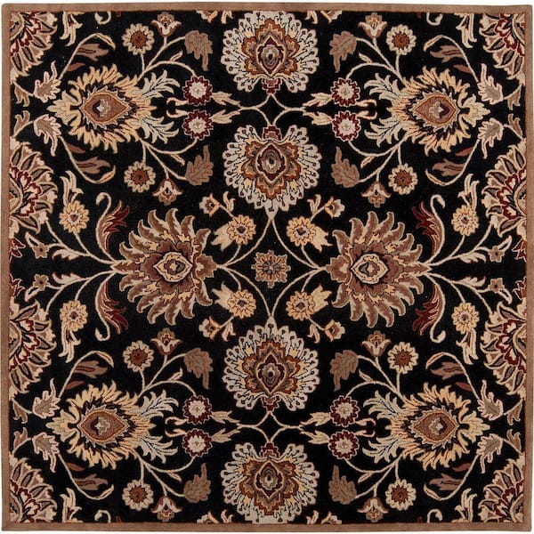Artistic Weavers Artes Maroon 4 ft. x 4 ft. Square Area Rug