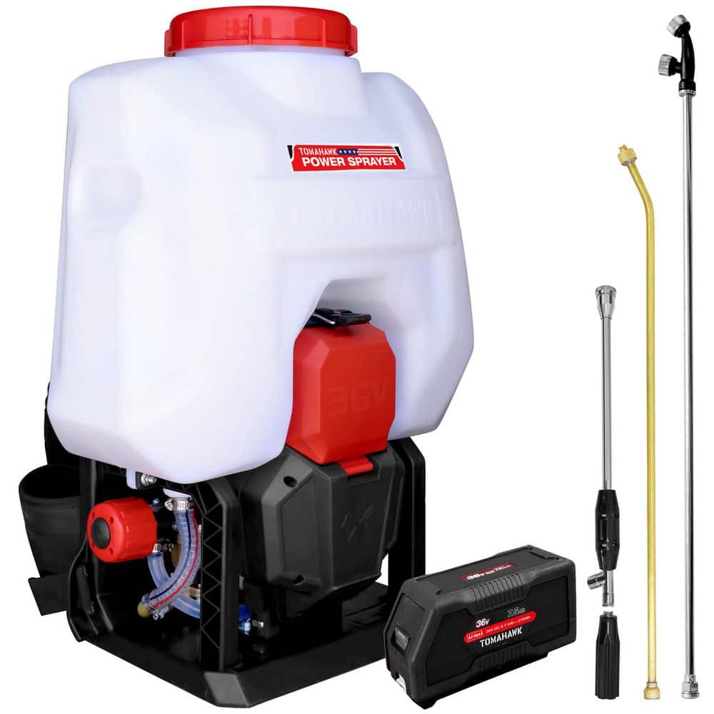 Tomahawk Power 5-Gallon Battery Powered Backpack Sprayer 450 PSI
