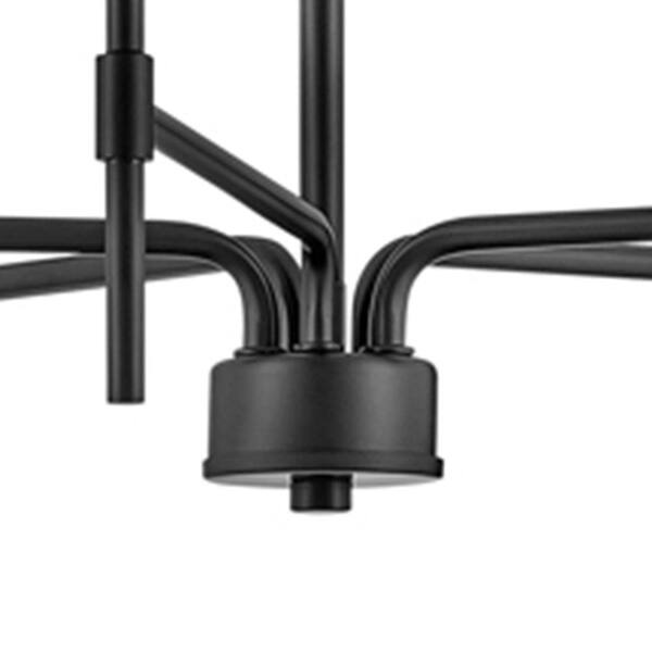 LARK - Hux 5-Light Black Candlestick Chandelier