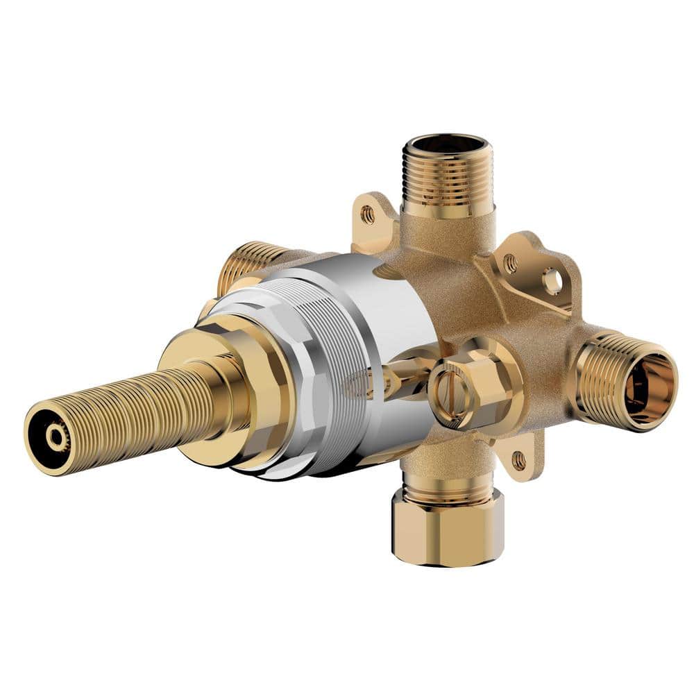 Brushed Nickel Wall Mounted Rain Shower Faucet Set