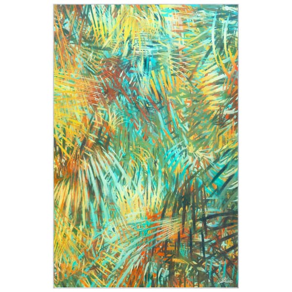 Empire Art Direct Multi-Colored 5 ft. x 8 ft. Life of the Party I Washable Abstract Art Area Rug