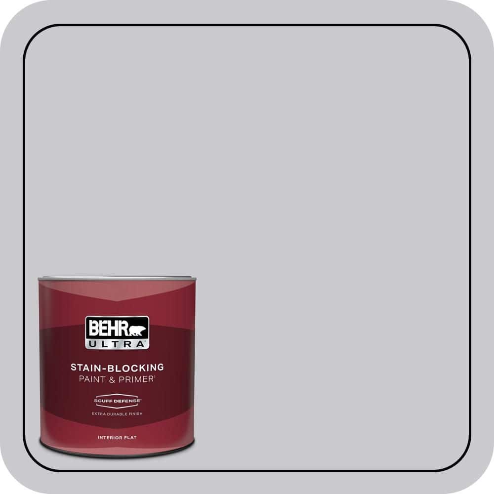 1 qt. #ECC-62-1 Urban Gray Extra Durable Flat Interior Paint & Primer price history on PriceWatchPro