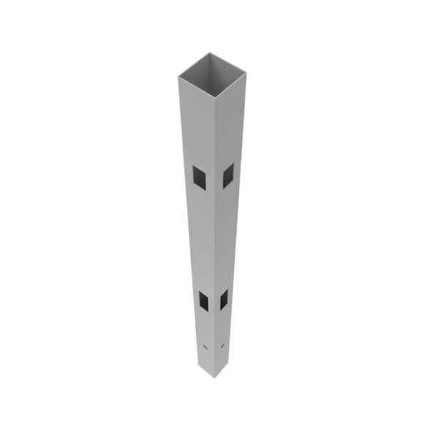 Barrette Outdoor Living Yukon/Kettle Gray 5 in. x 5 in. x 84 in. Vinyl Fence Corner Post