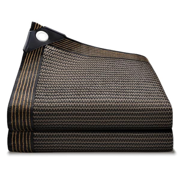 10x10 FT Resistant Garden Sun Shade Net, Durable Mesh Tarp with Reinforced Grommets for Greenhouse, Plant, Pergola