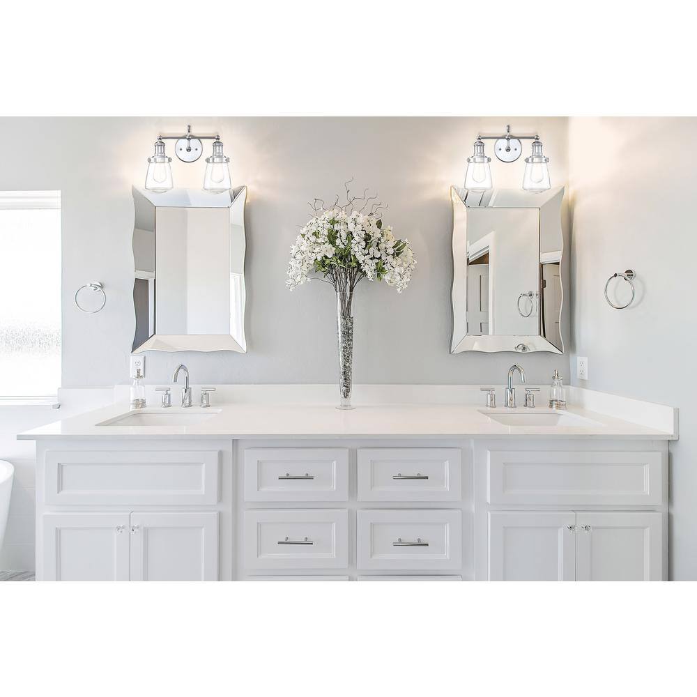 Taylor Chrome Steel Dimmable Bath Vanity Light