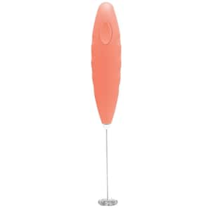 Milk Frother for Coffee - Comfort Grip Matcha Whisk (Peaches N Cream)