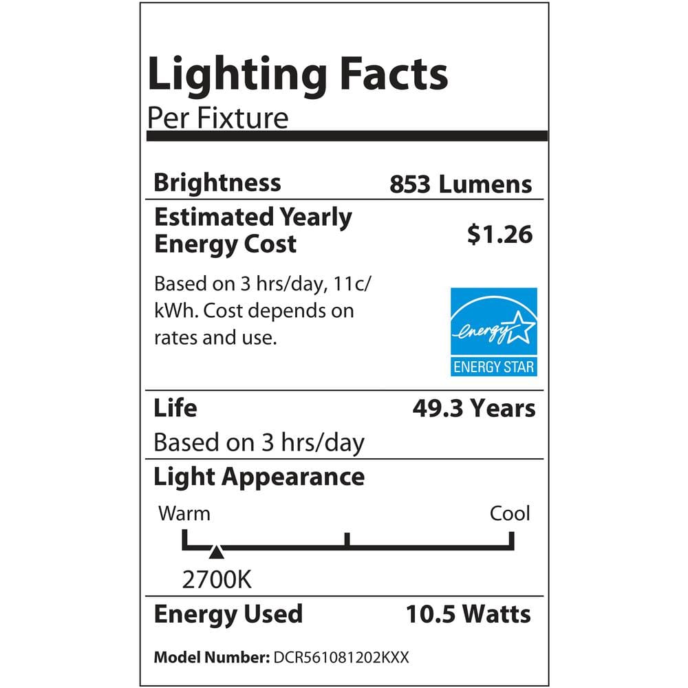7.38-Inch White Aluminum LED Recessed Downlight