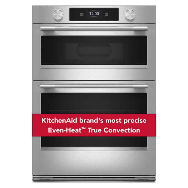 5 cu. ft. Electric Wall Oven and Microwave Combo in PrintShield Stainless Steel with Assisted Cooking Modes