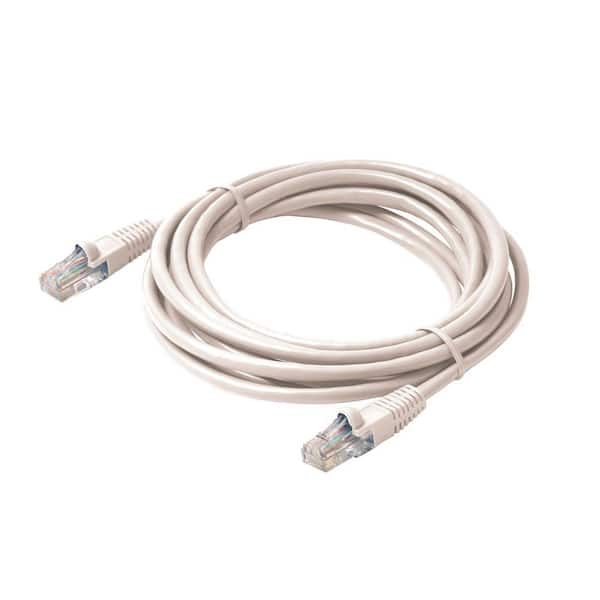 Steren 3 ft. Molded Cat5E UTP Patch Cord - White