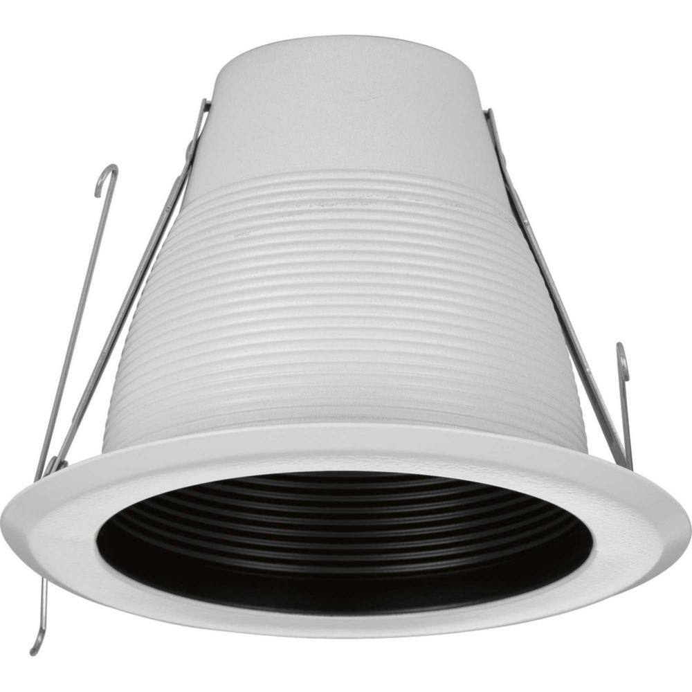 5" Black Indoor/Outdoor Step Baffle Recessed Trim