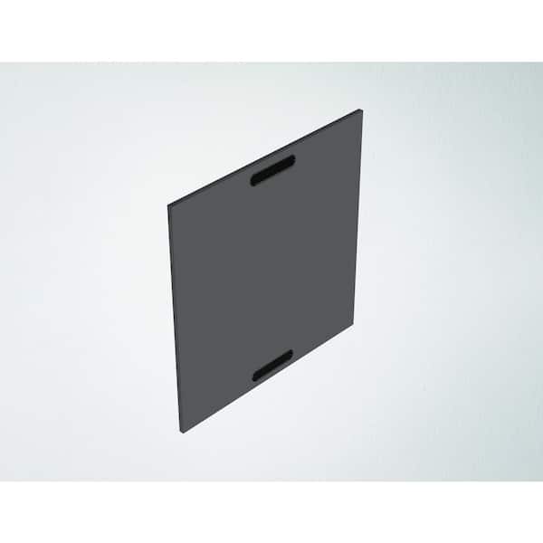 Miami Wrought Iron High Density Polythylene 0.63 in. x 22.5 in. x 30 in. Outdoor Kitchen Cabinet Base End Panel