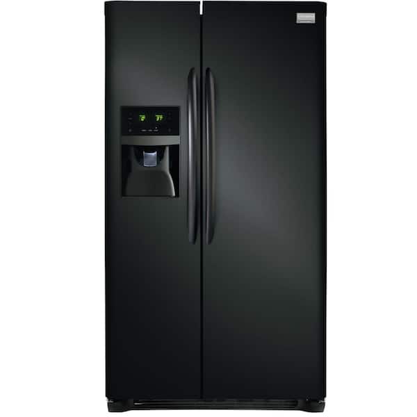 Frigidaire 36 in. W 26 cu. ft. Side by Side Refrigerator in Black