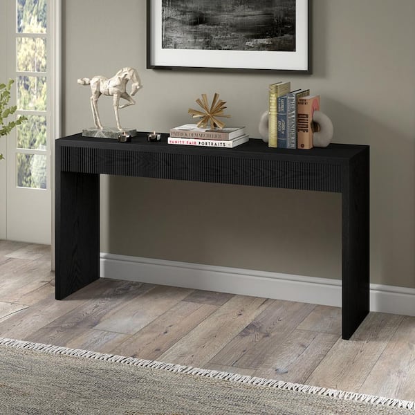 Meyer&Cross Lawrence 55 in. Black Grain Rectangle MDF Top Meyer&Cross Lawrence 55 in. Black Grain Rectangle MDF Top