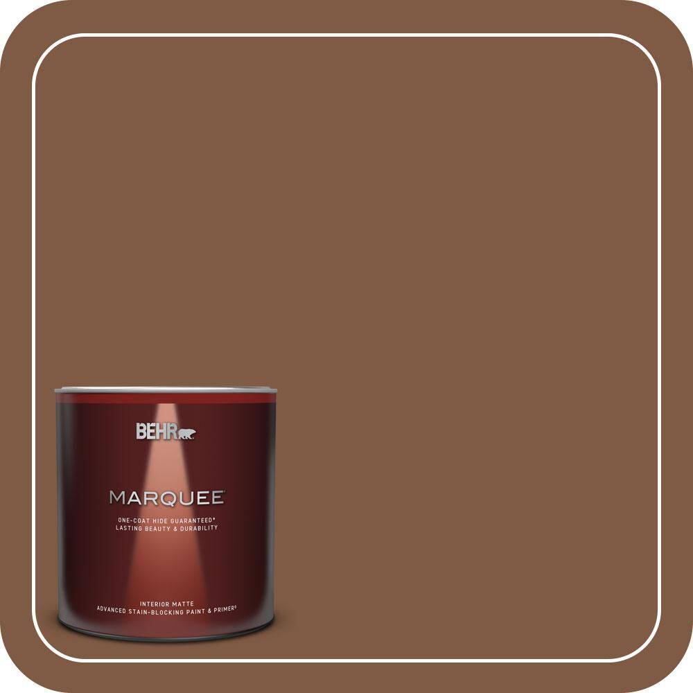 1 qt. #T12-2 Stagecoach Matte Interior Paint & Primer product image for price tracking