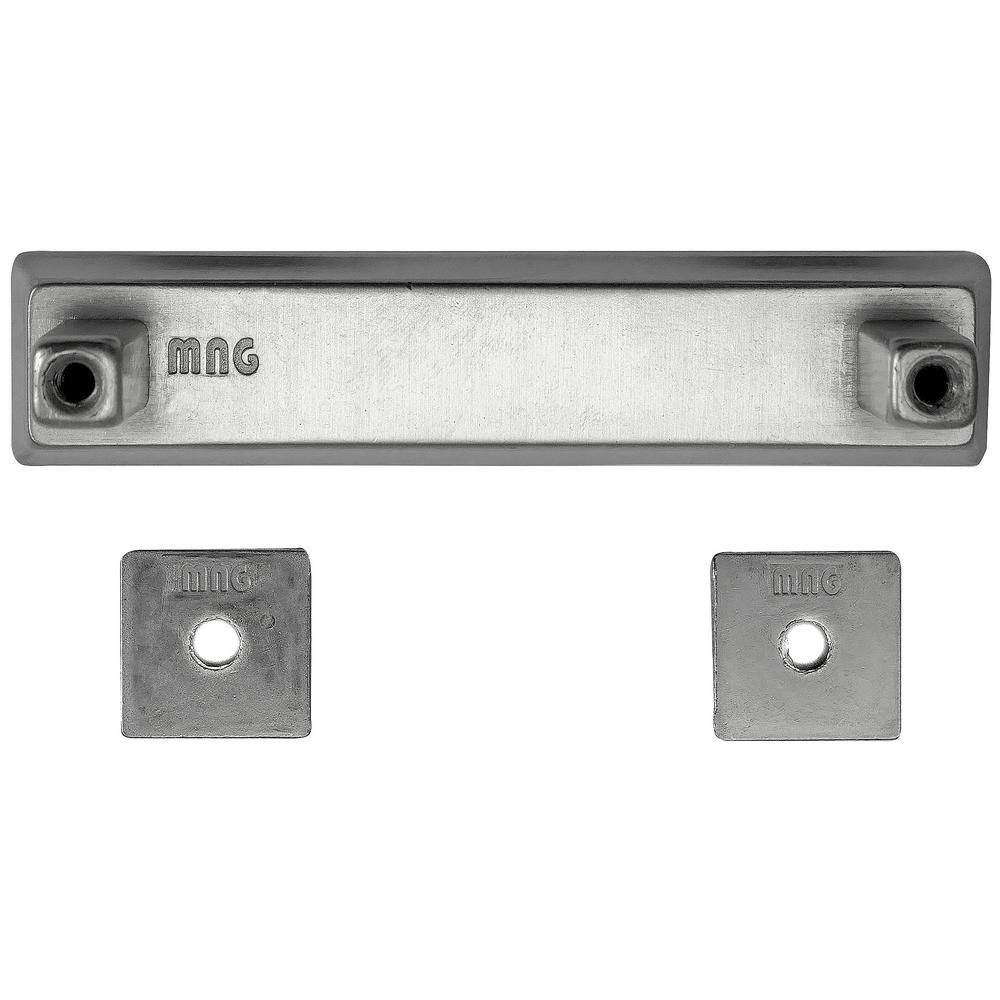 Satin Nickel 5" Modern Bar Pull with Mounting Hardware