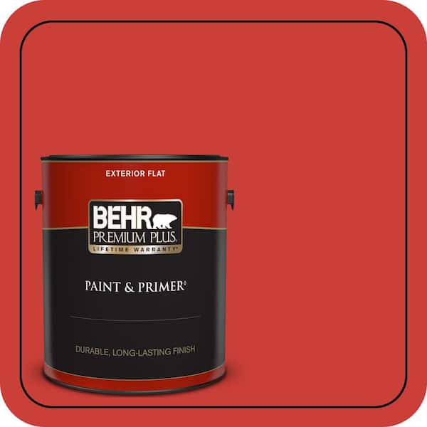 BEHR PREMIUM PLUS 1 gal. #P170-7 100 MPH Flat Exterior Paint & Primer