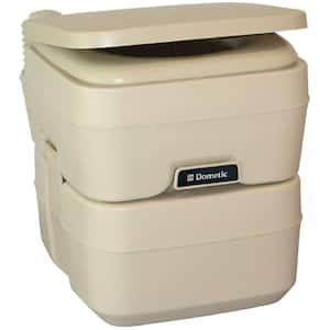 5.0 Gal. SaniPottie 965 Portable Toilet with Mounting Brackets in Tan