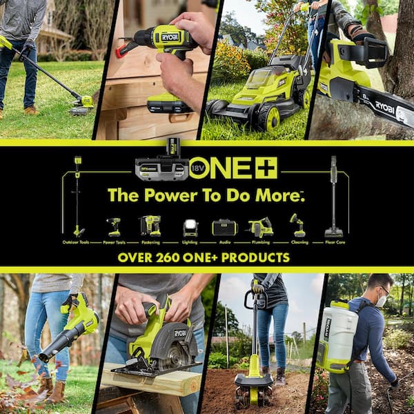 RYOBI ONE 18V 150 MPH 200 CFM Cordless Battery Hybrid Leaf Blower