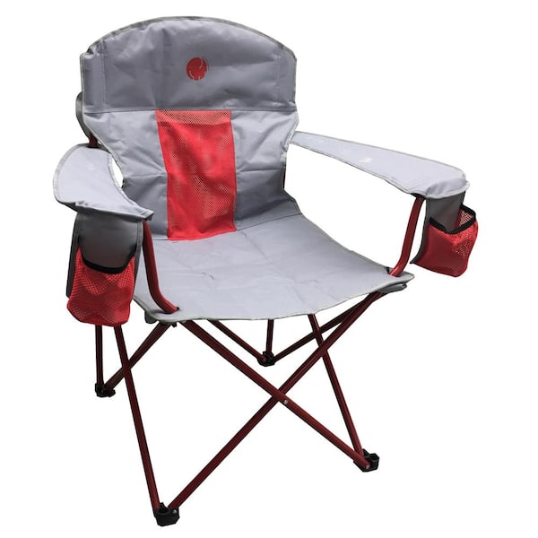 Omnicore Designs 500 Lbs Capacity Xxl Big And Tall Heavy Duty Padded Mesh Camp Chair 886783004462 The Home Depot