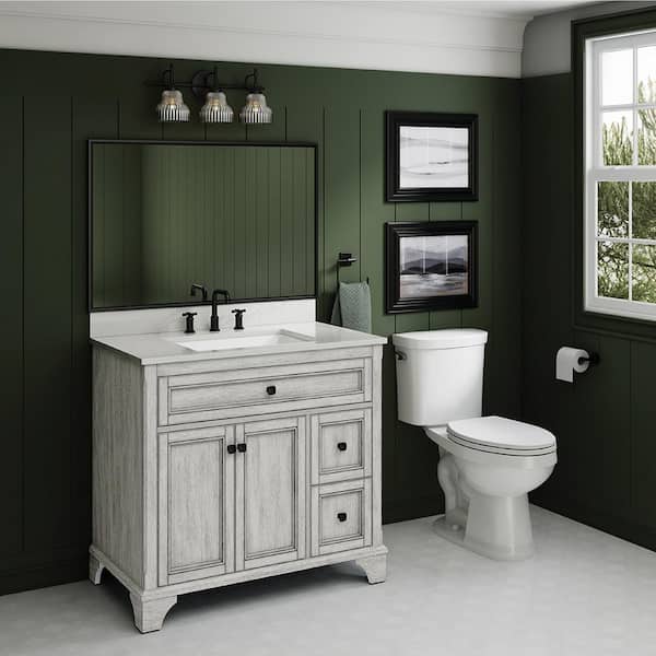 Glacier Bay 22 in. Undermount Rectangular Vitreous China