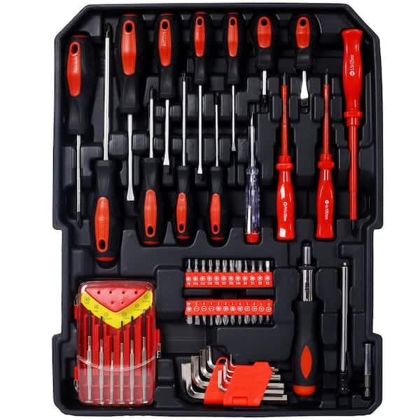 Flynama 899-Piece Home Repair Tool Set Kit for Men, Toolbox