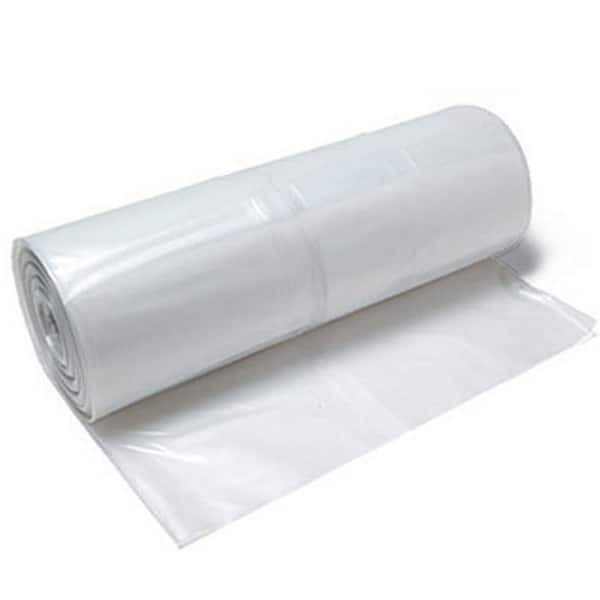 BOEN 10 ft. x 100 ft. Plastic Sheeting 4 mil Fire Retardant Clear