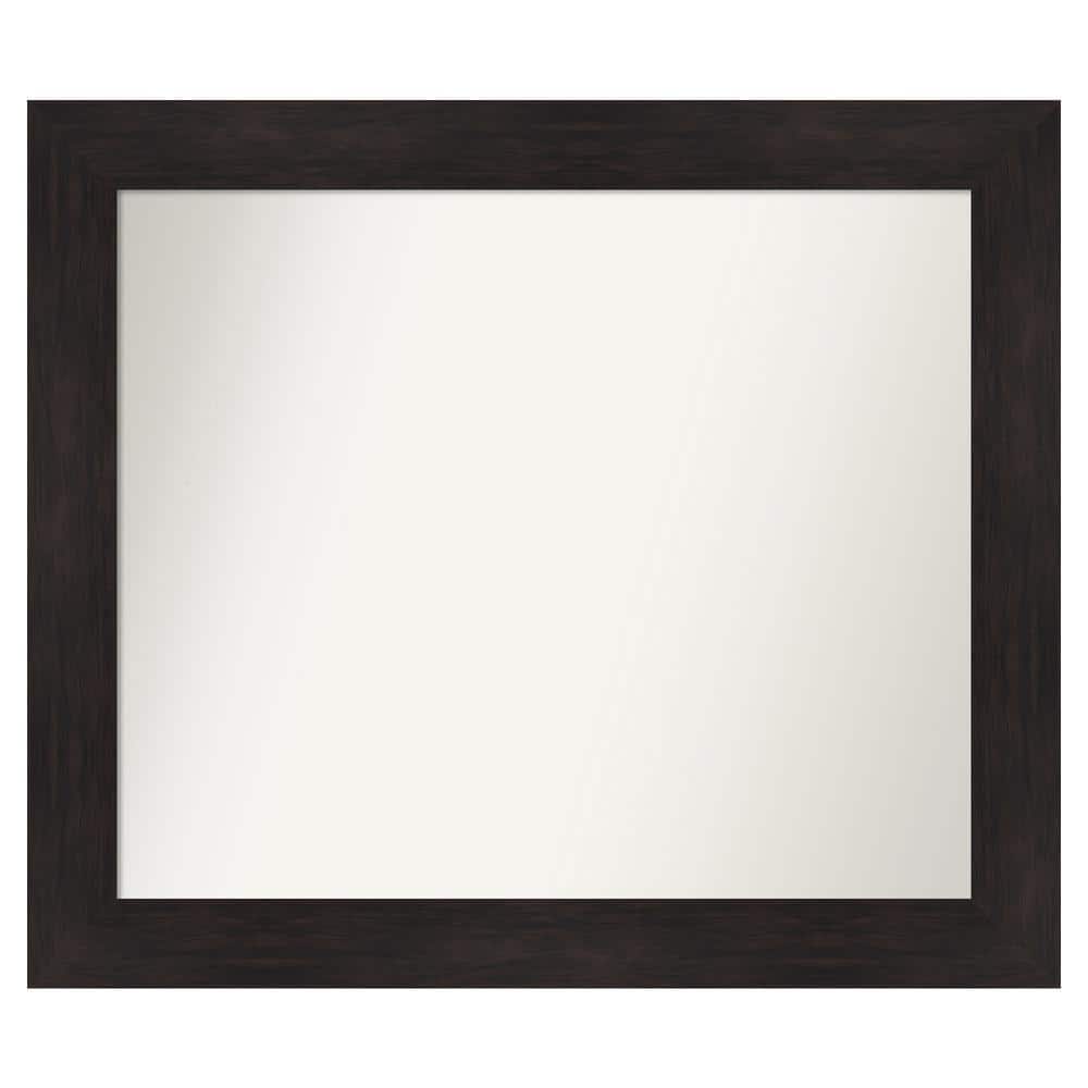 Furniture Espresso 35.75 in. x 30.75 in. Custom Non-Beveled Satin Recyled Polystyrene Bathroom Vanity Wall Mirror price history on PriceWatchPro